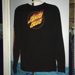 (S) Black Fire Santa Cruz Crewneck
